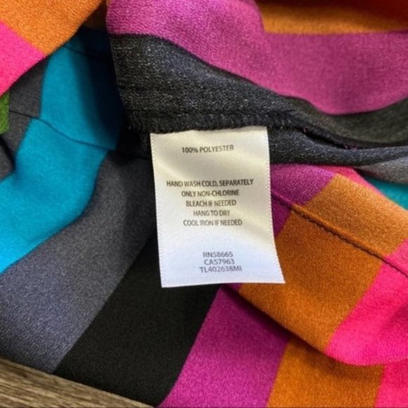 Leith Multi Stripe Tie Front Summer Romper - Picture 3 of 5